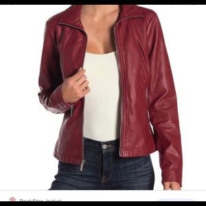 Leather jacket worn once!